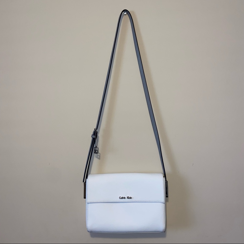 Calvin Klein - white crossbody bag